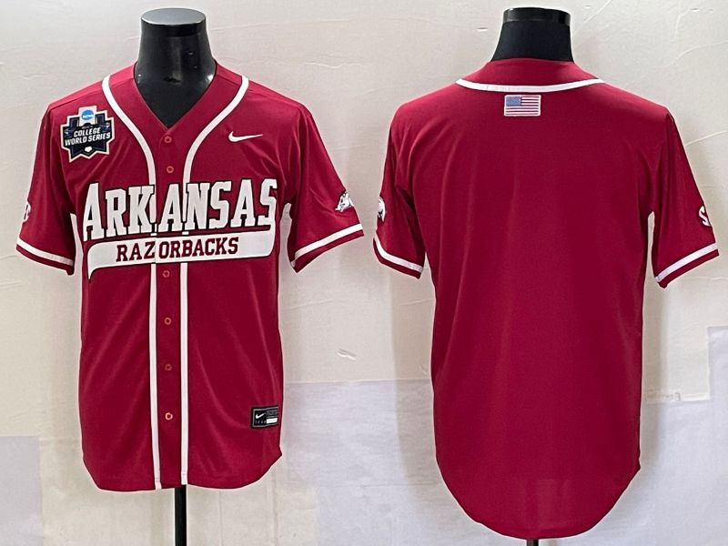 Men 2025 Alabama Crimson Tide Blank Red Nike Joint Name Nike NCAA Jersey style 2